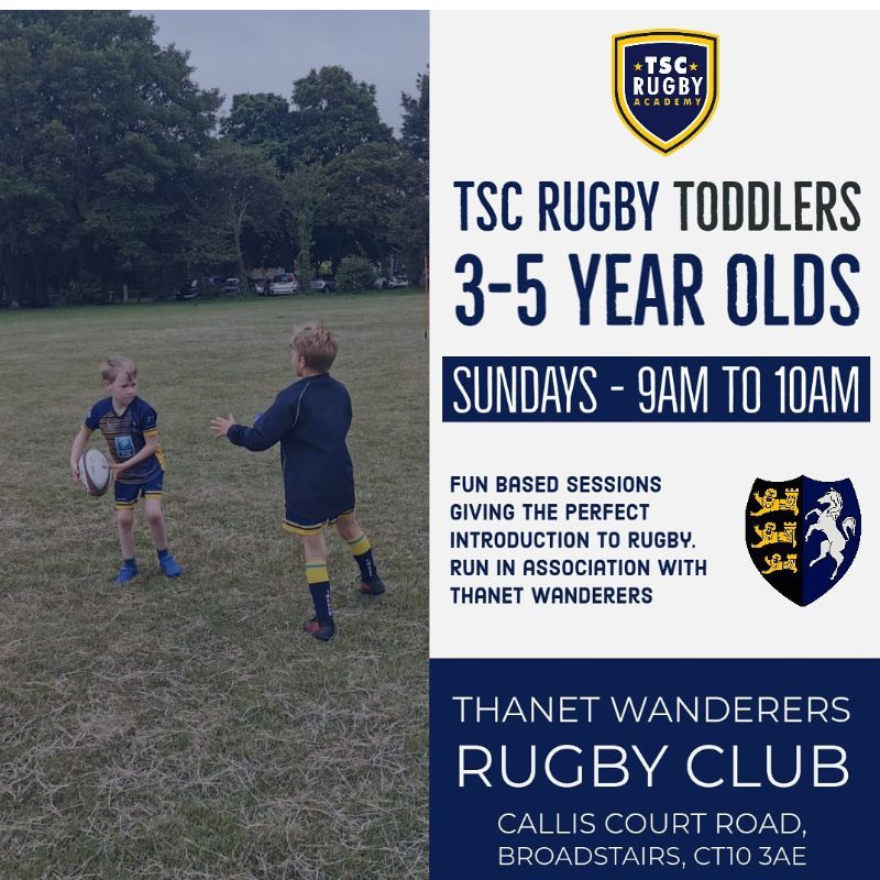 TSC Rugby Toddlers for 3-5 year olds
