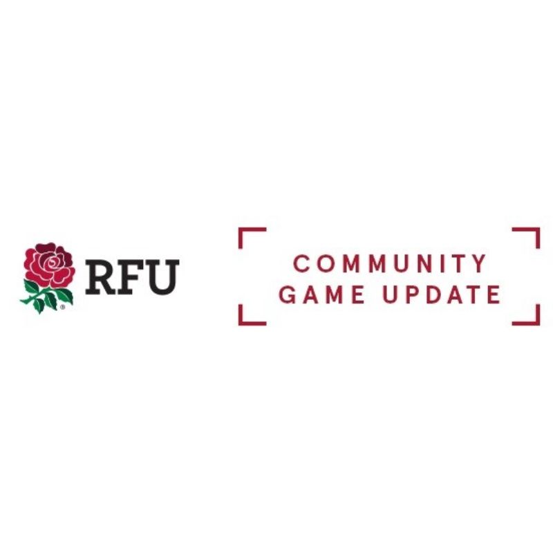 Latest RFU Community Rugby update