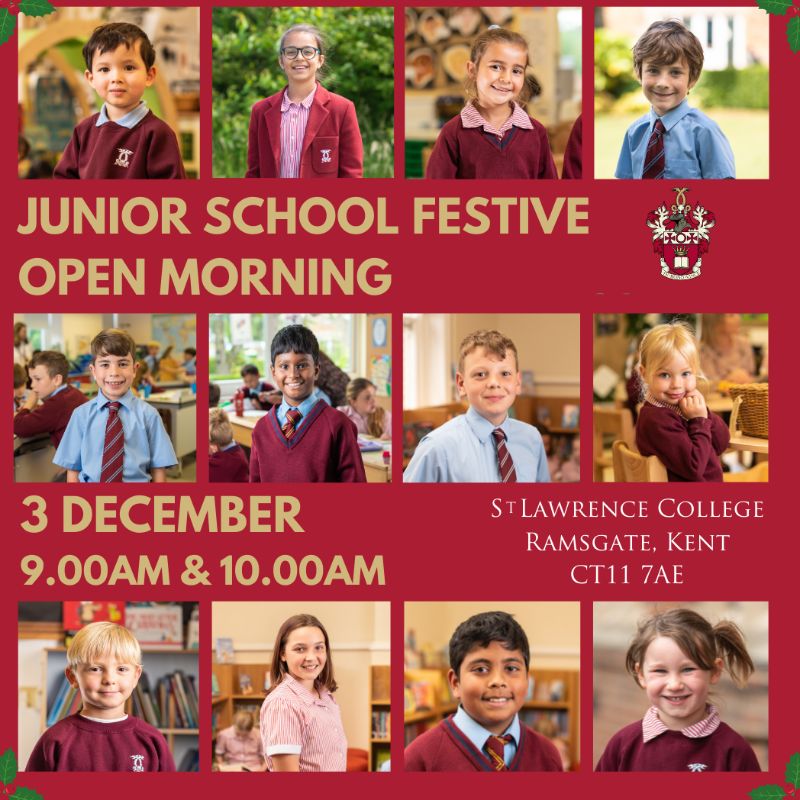 Image for the Open Morning at St Lawrence College Junior School. news article