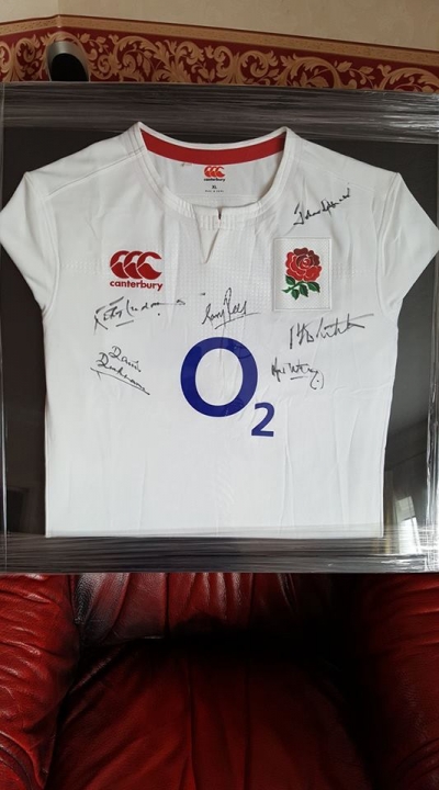Fancy owning an England Shirt signed by some of the Greats?