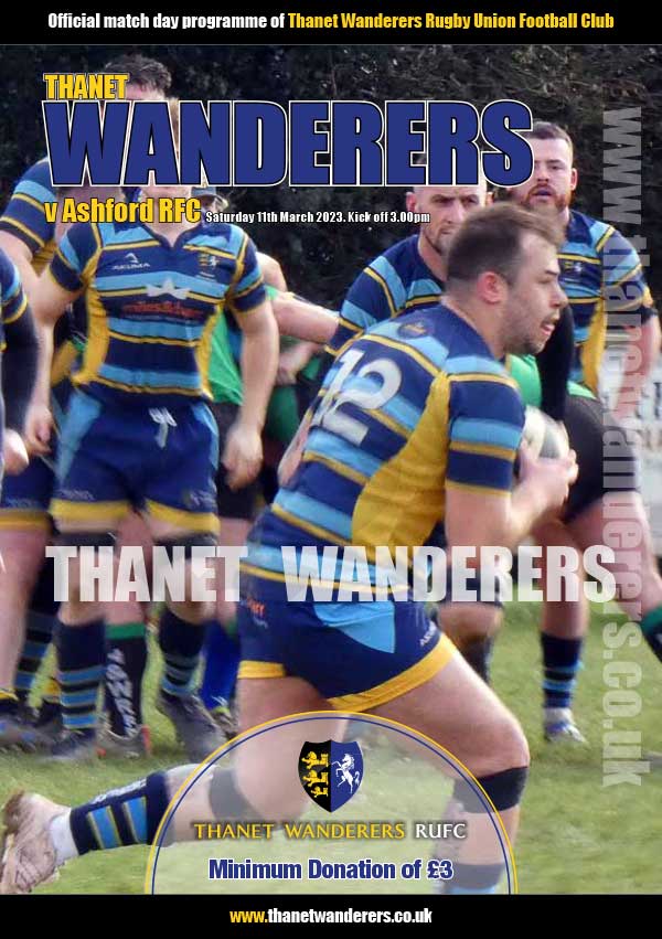 Image of Thanet Wanderers RUFC programme