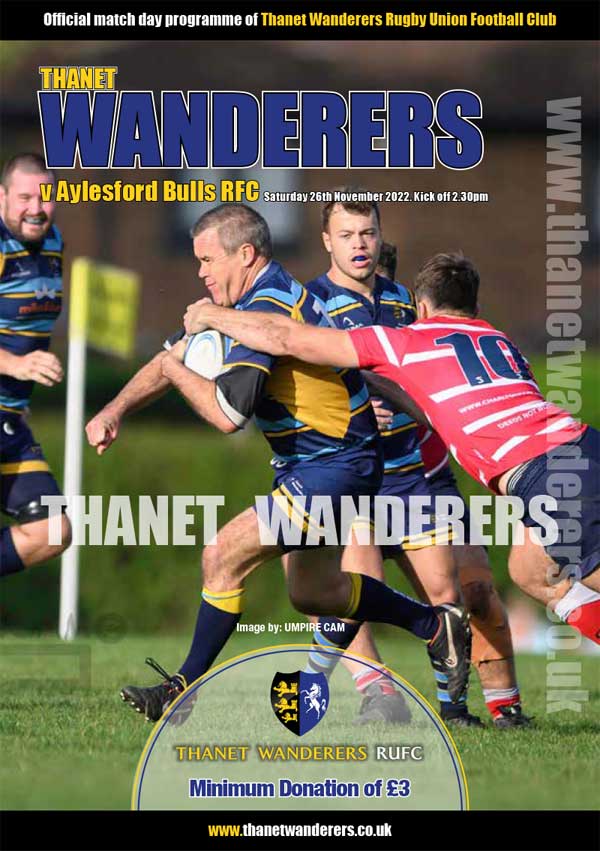 Image of Thanet Wanderers RUFC programme