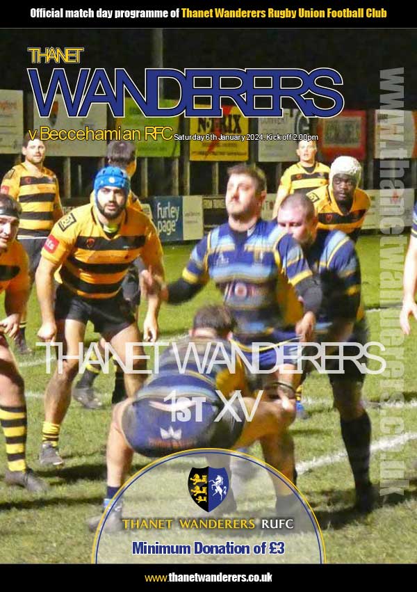 Image of Thanet Wanderers RUFC programme