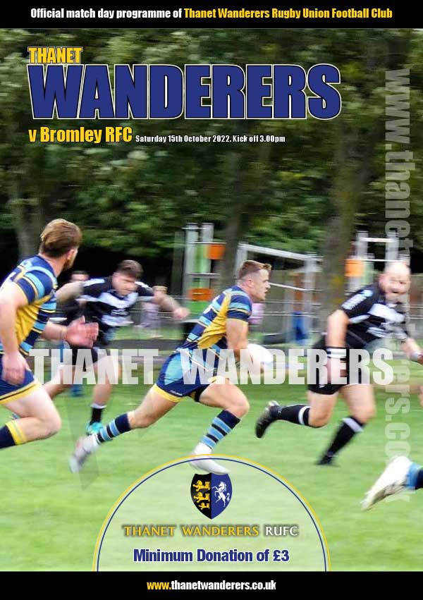 Image of Thanet Wanderers RUFC programme