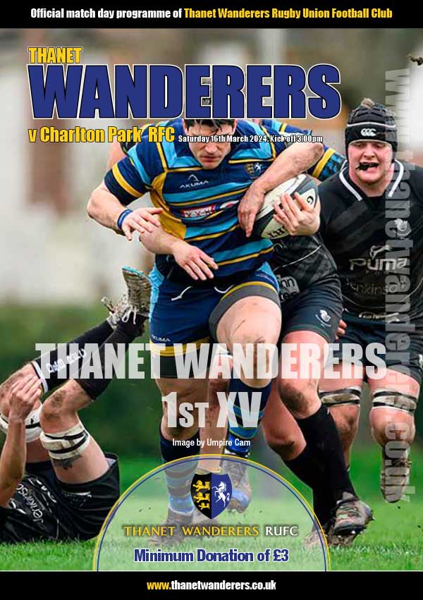 Image of Thanet Wanderers RUFC programme