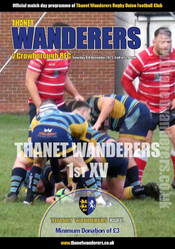 Image of Thanet Wanderers RUFC programme