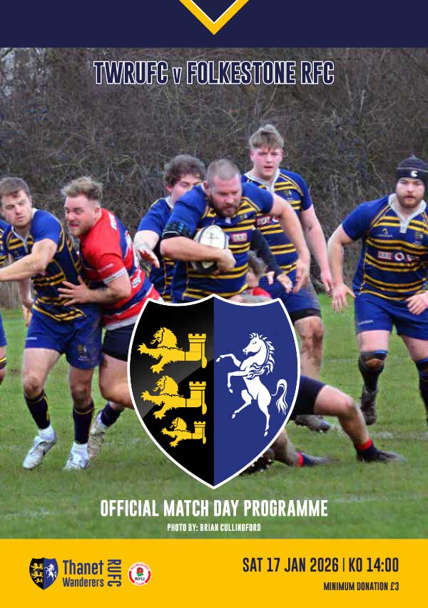 Image of Thanet Wanderers RUFC programme