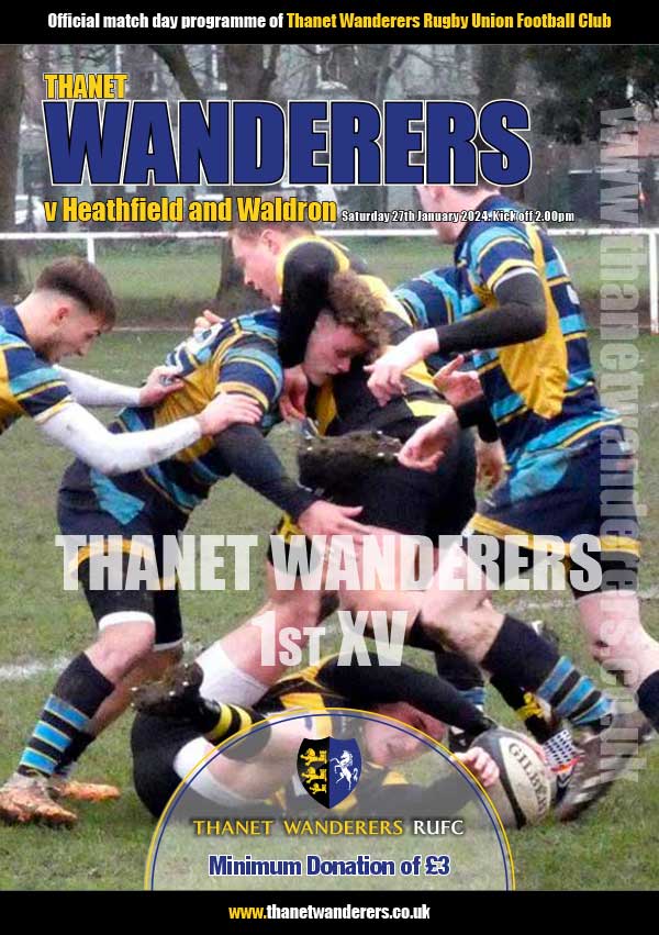 Image of Thanet Wanderers RUFC programme