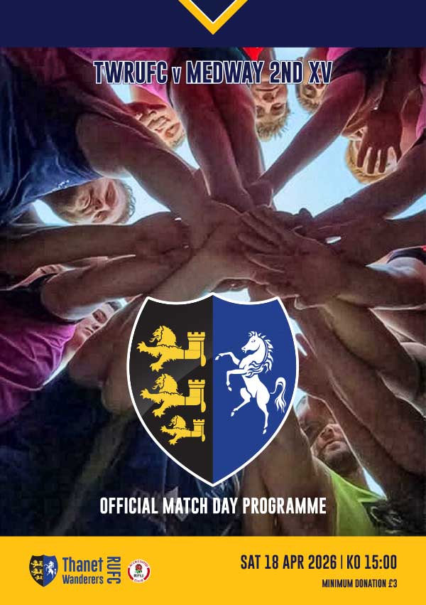 Image of Thanet Wanderers RUFC programme