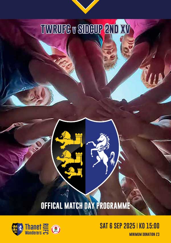 Image of Thanet Wanderers RUFC programme