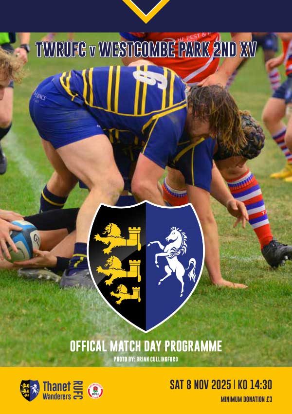 Image of Thanet Wanderers RUFC programme