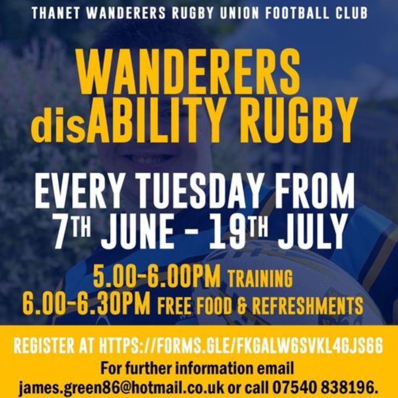 Image for the WANDERERS disABILITY RUGBY news article