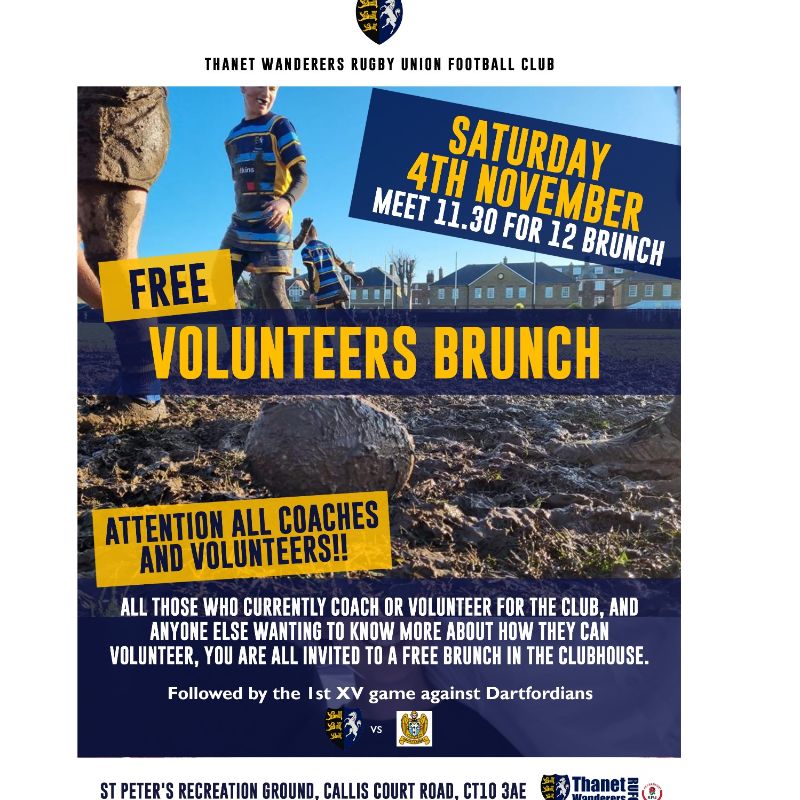 FREE Volunteers' Brunch