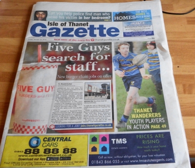 Pictures from the Gazette of Sunday's Junior Action Make the Front Page