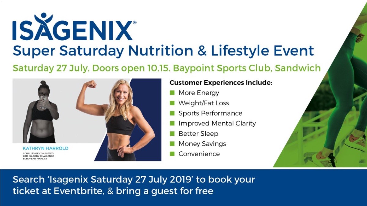 Ignite your life this Saturday 27th July
